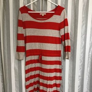 Banana Republic Red striped dress